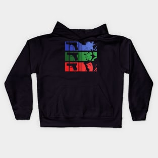 Space Cowboy Shooters Kids Hoodie